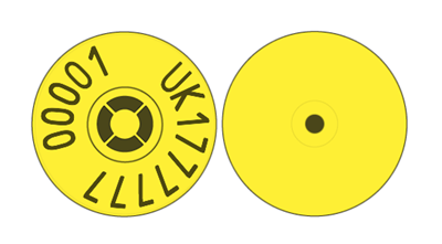 Picture of Northern Ireland Sheep New Run Visual Combi 3000® Button | Layout 2