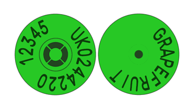 Picture of England and Wales Sheep Replica Visual Combi 3000® Button | Layout 3