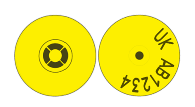 Picture of England and Wales Pig Combi 3000® Button | Layout 1