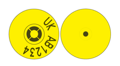 Picture of England and Wales Pig Combi 3000® Button | Layout 2