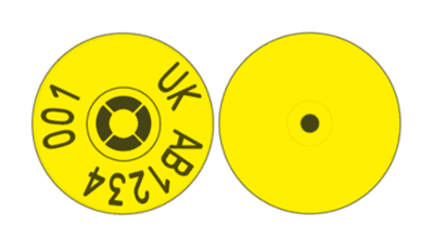 Picture of England and Wales Pig Combi 3000® Button | Layout 5