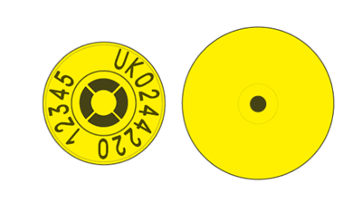 Picture of England and Wales Sheep Replica EID Combi E23® Button | Layout 3