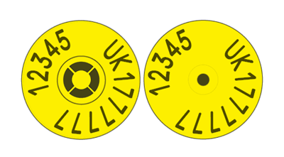 Picture of Northern Ireland Sheep Replica Visual Combi 3000® Button | Layout 1