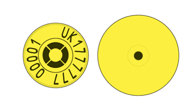 Picture of Northern Ireland Sheep New Run EID Combi E23® Button | Layout 4