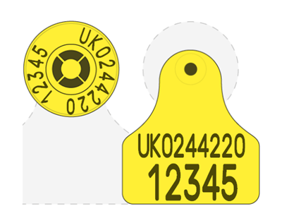 Picture of England and Wales Sheep Replica EID Combi E23® Mini | Layout 1