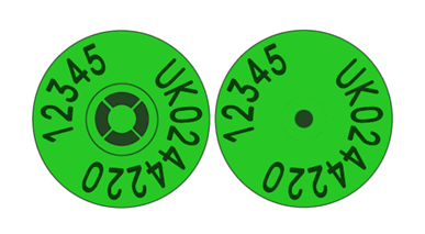 Picture of Scotland Sheep Replica Visual Combi 3000® Button | Layout 1