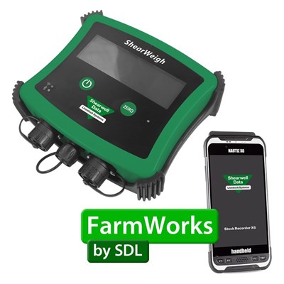 Picture of ShearWeigh Weigh Head with X6 and FarmWorks
