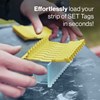Load your strip of SET Tags in seconds